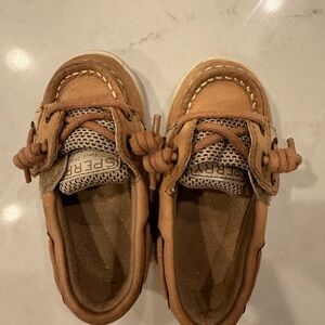 Sperry Kids Brown Moccasins